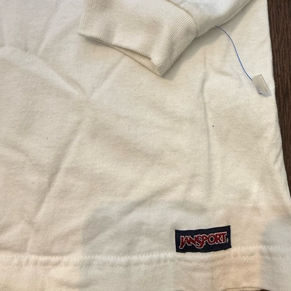Jansport White Air Force Academy Long Sleeve Shirt size men’s medium - Picture 4 of 6